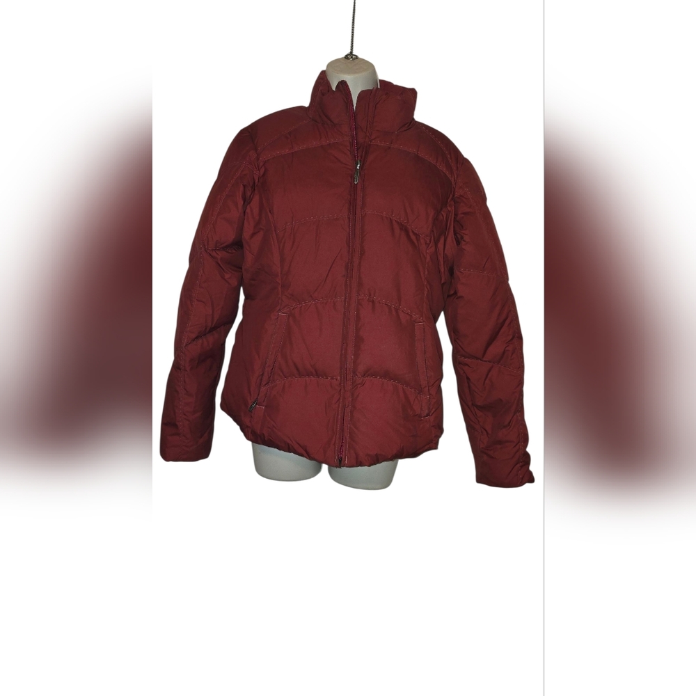 Eddie Bauer Maroon Puffer Jacket